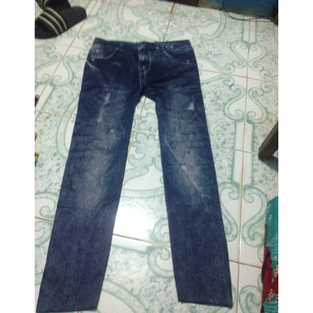 Freeship 99k TQ_Thanh lý quần thun giả jeans