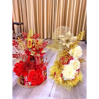 Set trang trí tháp bánh tháp nước