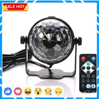 💕FREESHIP💕 Đèn Led Xoay Trang Trí 7 Màu Cảm Ứng Xoay Theo Nhạc, Đèn Led Xoay Vũ Trường, Bar, Sân Khấu Dành Cho Dân Bay