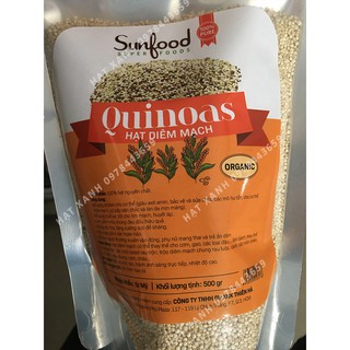 Hạt Diêm Mạch QUINOAS trắng gói 500gr