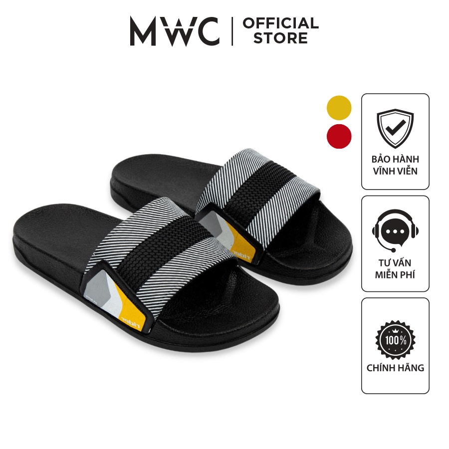 Dép MWC 7742 - Dép Nam Quai Ngang Sọc Basic Thời Trang,Dép Quai Ngang Nam Đẹp Đi Mềm Êm Chân, Mẫu Mới, Giá Tốt