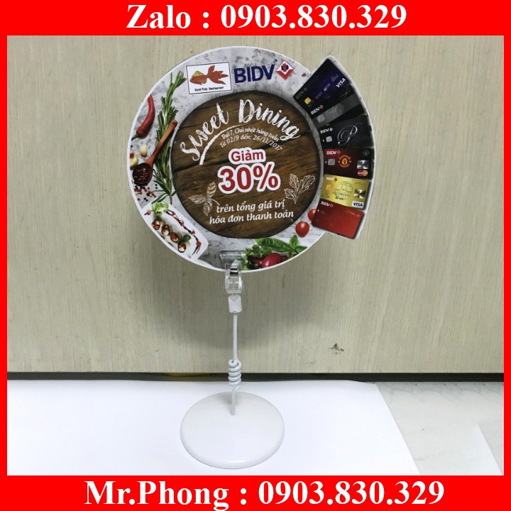 [BÃO SALE] wobbler để bàn, wobbler quảng cáo, chân đế quảng cáo, wobbler lò xo, kẹp lò xo quảng cáo, kẹp lò xo wobbler