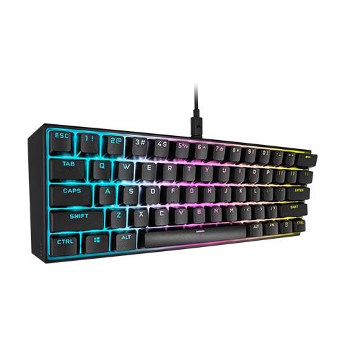 Bàn phím máy tính Corsair K65 RGB Mini BLKMX RED CH9194010NA Hàng Chính Hãng