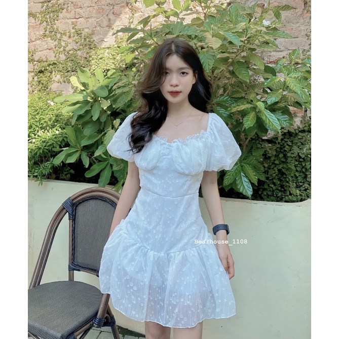 🌷 ĐẦM - VÁY TRẮNG CÔNG CHÚA * CINDY * mặc sinh nhật, ngày thường, dự tiệc