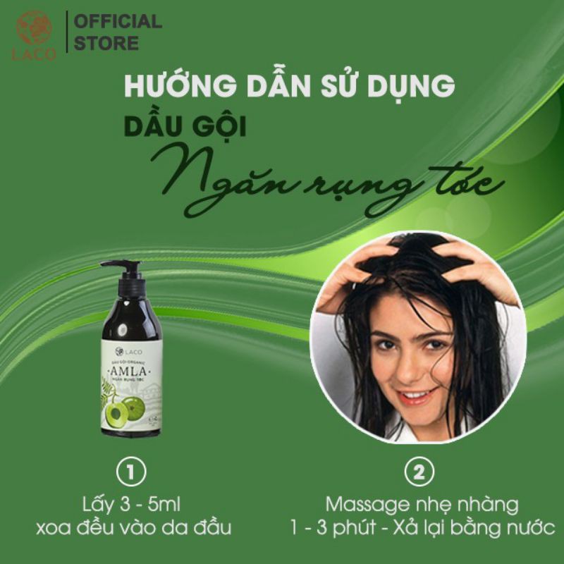 Dầu gội LaCo Organic AMLA