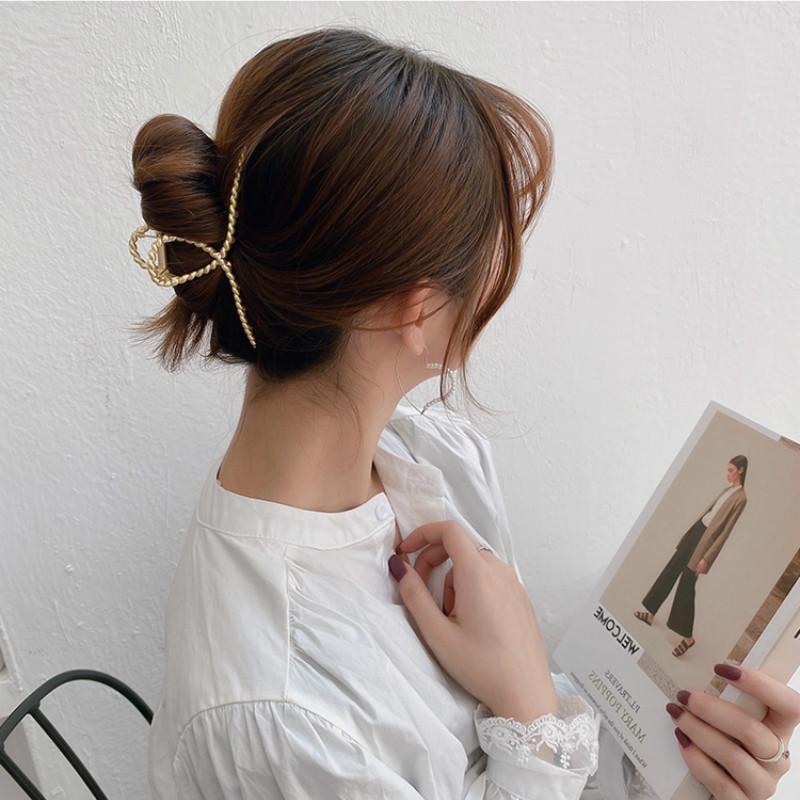 Kẹp Tóc Kim Loại Thời Trang Hàn Quốc Cho Nữ