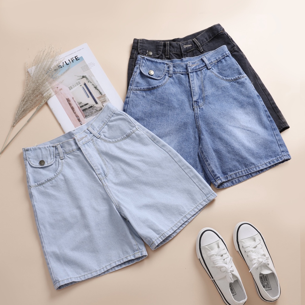 [ VIDEO THẬT ] QUẦN JEAN NGỐ  NỮ LƯNG CAO FORM RỘNG CAO CẤP | BigBuy360 - bigbuy360.vn