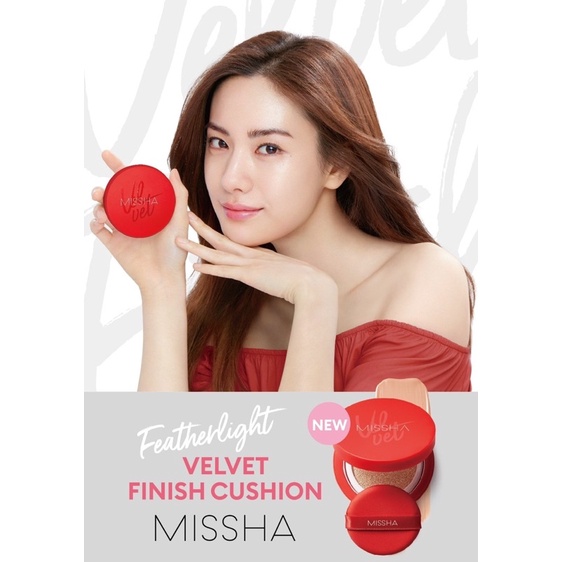 Phấn Nước Cushion MISSHA Red Vetvel Finish Chống Nắng SPF50 15g
