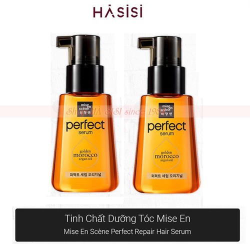 Tinh chất dưỡng Tóc - MISE EN SCENE - Perfect Serum Golden Morocco Argan Oil 80ml (Cam)