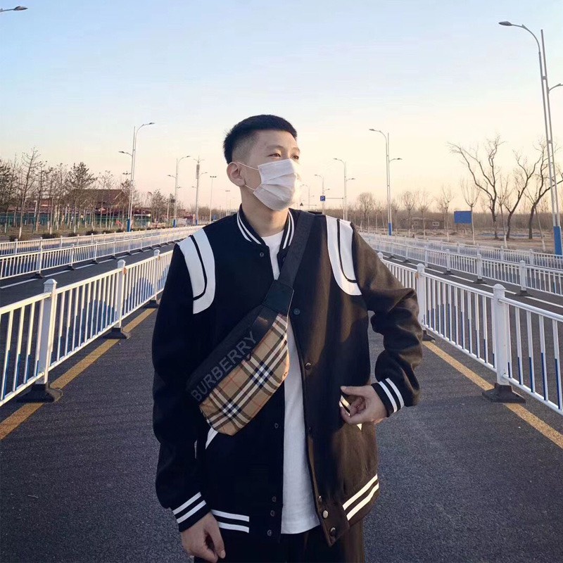 Áo bomber, áo khoác thân nỉ viền vai da phong cách ulzzang cho nam nữ