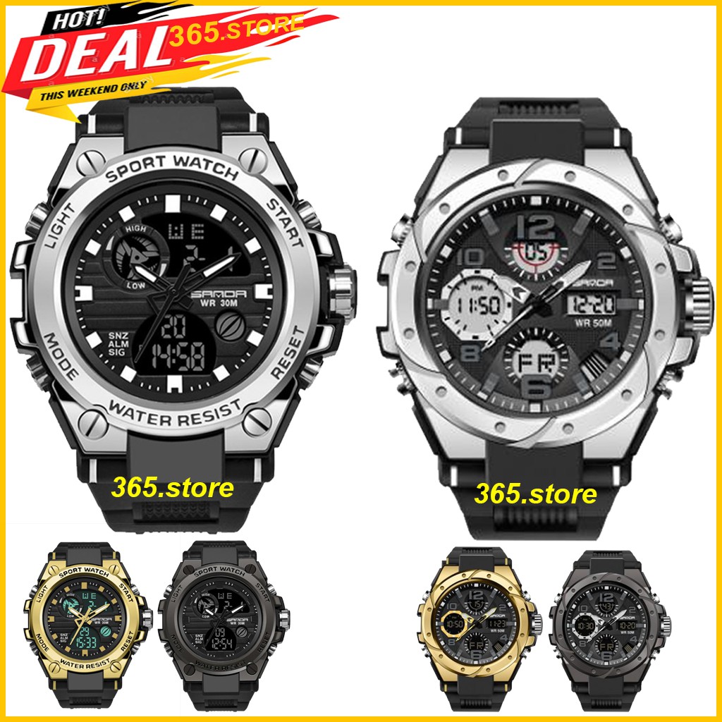 Đồng Hồ Thể Thao Nam SANDA , Đồng Hồ Thể Thao Chống Va Đập, Full Hộp, Pin -365.store