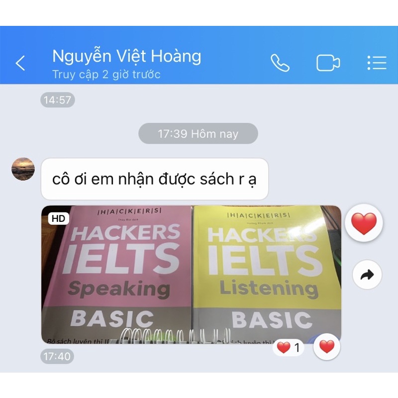 [Feedback + Ảnh thật] Bộ Hacker IELTS Basic 4 cuốn