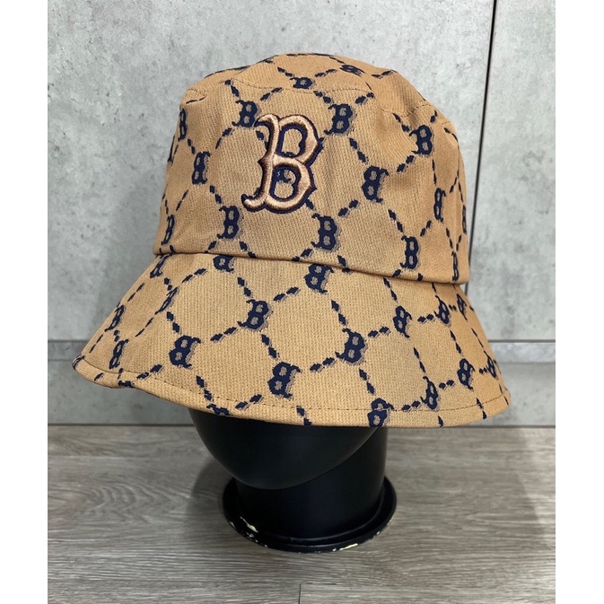 Mũ MLB - Nón bucket Monogram Jacquard 32CPHV011-50L chính hãng tiệm của Diệu mlb authentic