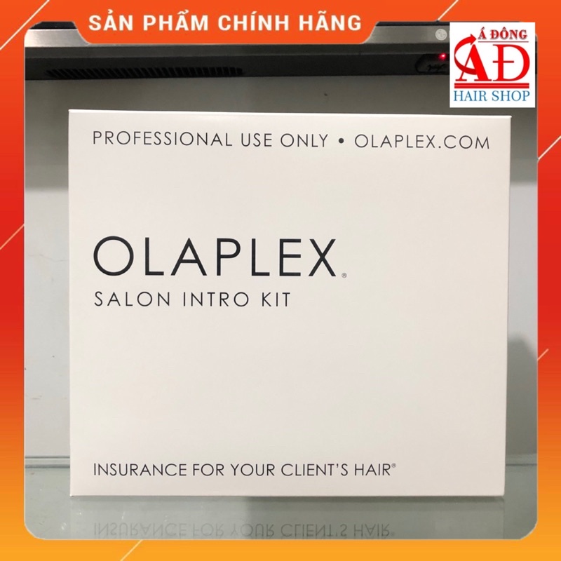 [+Tặng mũ trùm][CHÍNH HÃNG] BỘ PHỤC HỒI OLAPLEX No.1&amp;2 USA CHUYÊN NGHIỆP SALON 525ml*3
