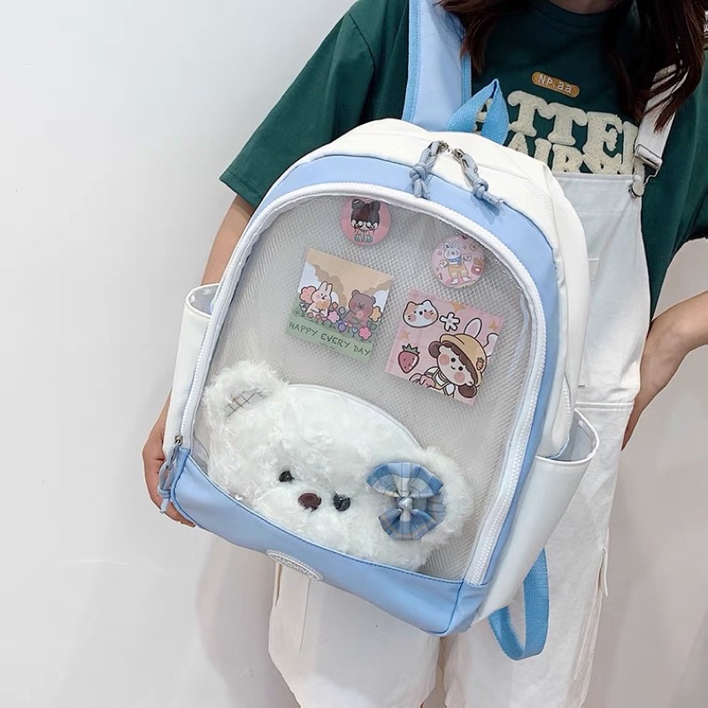 Balo Itabag đựng doll đi học phong cách ulzzang dễ thương