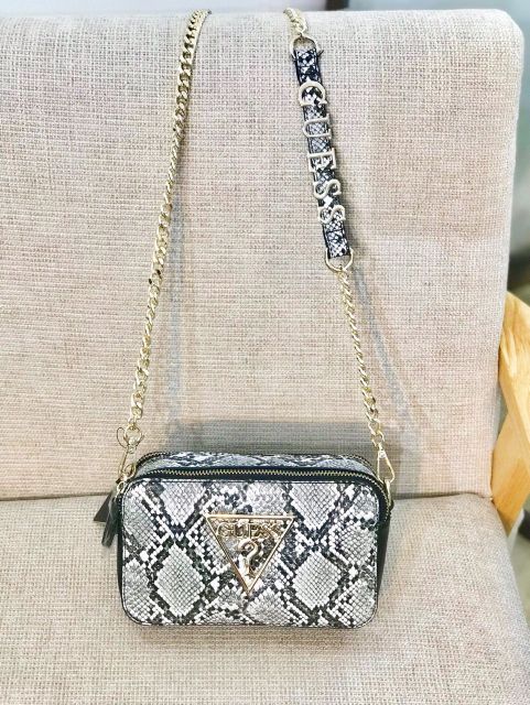 🍃 RẺ VÔ ĐỊCH🍃👑TÚI GUESS SNAKE CROSSBODY 👑