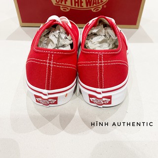 Giày Vans Authentic đỏ chính hãng