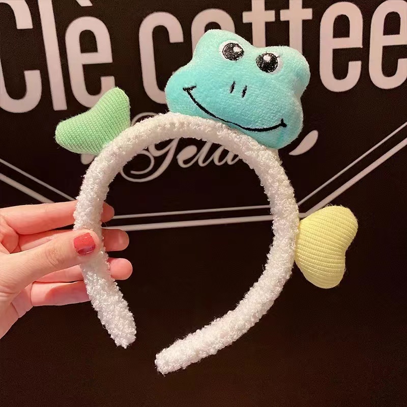 Băng Đô Rửa Mặt Phối Lông Nhiều Kiểu Dáng Dễ Thương