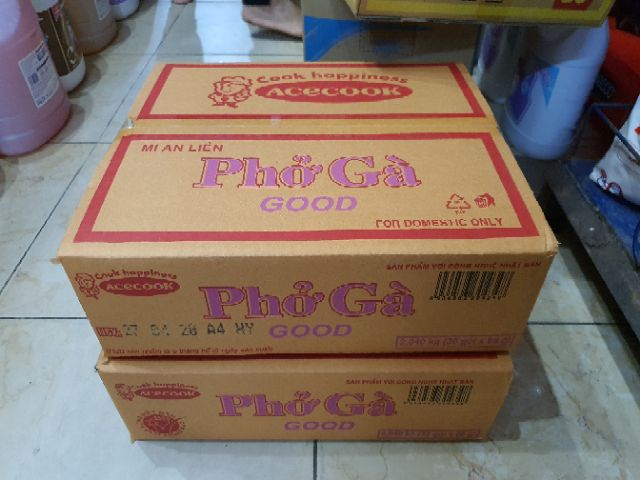 Thùng 30 gói phở gà Acecook/ phở gà good/ phở bò good | BigBuy360 - bigbuy360.vn