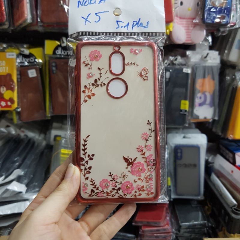 Ốp Nokia X5(5.1plus) dẻo in hình kute