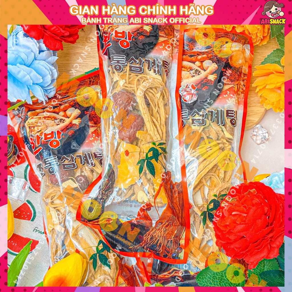 Gói gia vị sâm hầm gà Hàn Quốc TĂNG CƯỜNG SỨC KHỎE 100G NỘI ĐỊA HÀN QUỐC