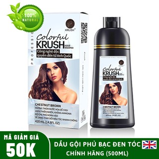 Dầu gội nhuộm tóc bạc krush 420ml hữu cơ thiên nhiên