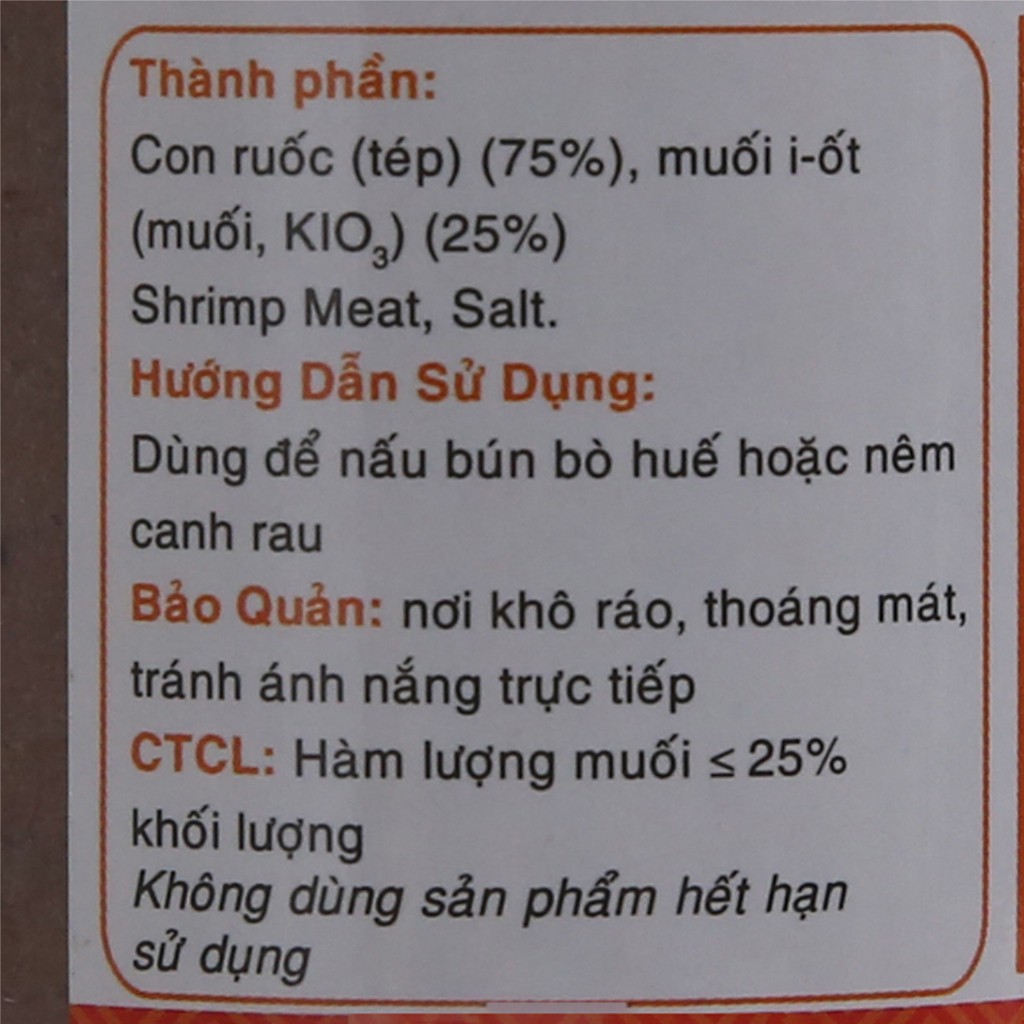 Mắm Ruốc Huế Sông Hương Foods Hũ 200g - Nấu bún bò , chấm xoài , chấm thịt luộc , kho thịt