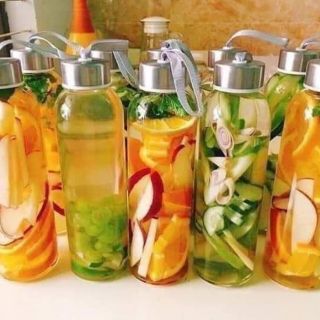 BÌNH DETOX THUỶ TINH 500ml