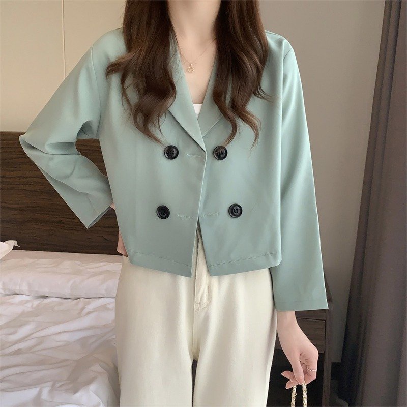 Áo Blazer Mỏng Dáng Cộc Mùa Thu Và Mùa Xuân Cho Nữ, Chất Liệu Vải Mango Loại 1, Bảng Màu Đẹp, V09- Kilafashions.vn