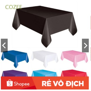 Khăn trải bàn vải mịn trang trí tiệc party KT 1.7m×2m
