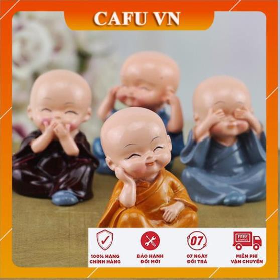 Bộ tượng tứ không tượng phong thủy 4 tư thế, vật phẩm phong thủy, trang trí xe hơi - CAFU VN