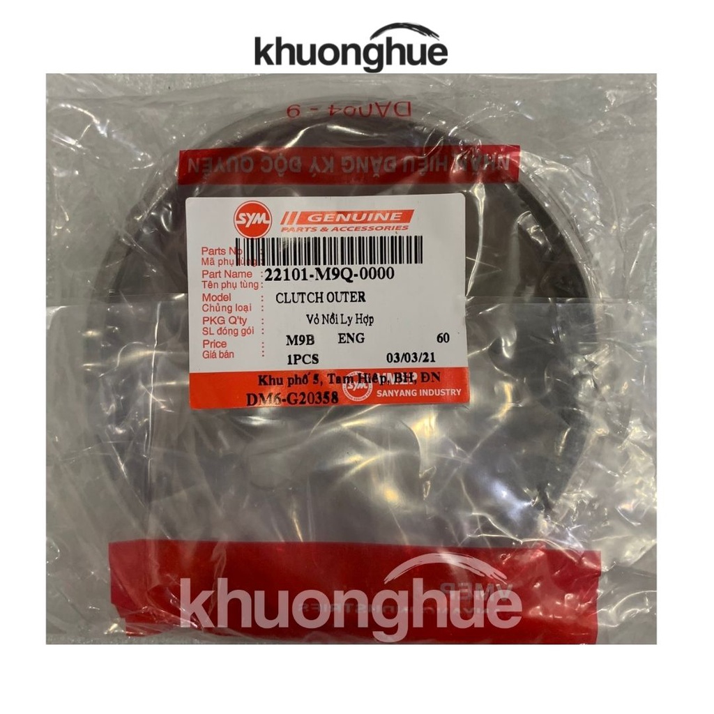 Vỏ Nồi Ly Hợp  Xe Attila Xăng Cơ Chính Hãng SYM