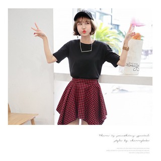 Áo Thun Cổ Tròn Basic Ngắn Tay