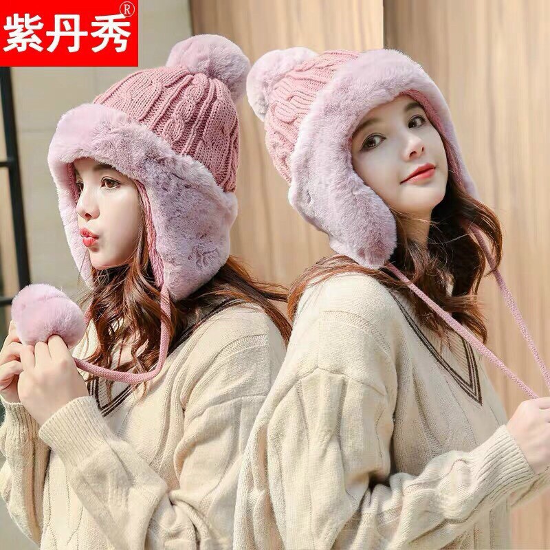 MŨ LÔNG CỪU PHONG CÁCH HÀN QUỐC MÃU MỚI SIÊU ĐẸP CỰC ẤM