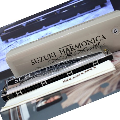 Kèn Harmonica ST.Real Guitar Sài Thành mã KH12 phụ kiện tặng kèm: hộp nhựa và khăn lau