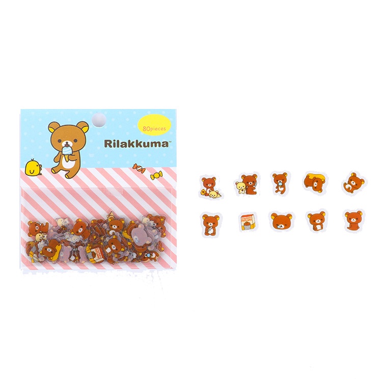 Gói 30 hình dán sticker cute trang trí decor bình nước đồ dùng học tập dễ thương CREAMY STK05