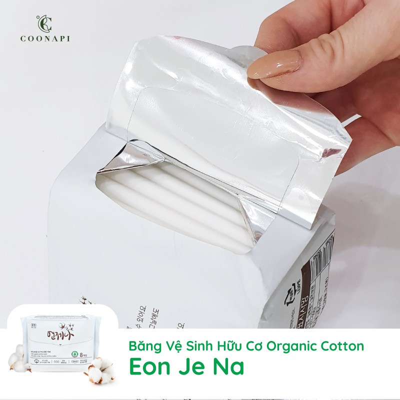 Combo 2 Gói Băng Vệ Sinh Hữu Cơ Organic Cotton Cao Cấp Hàn Quốc Eon Je Na