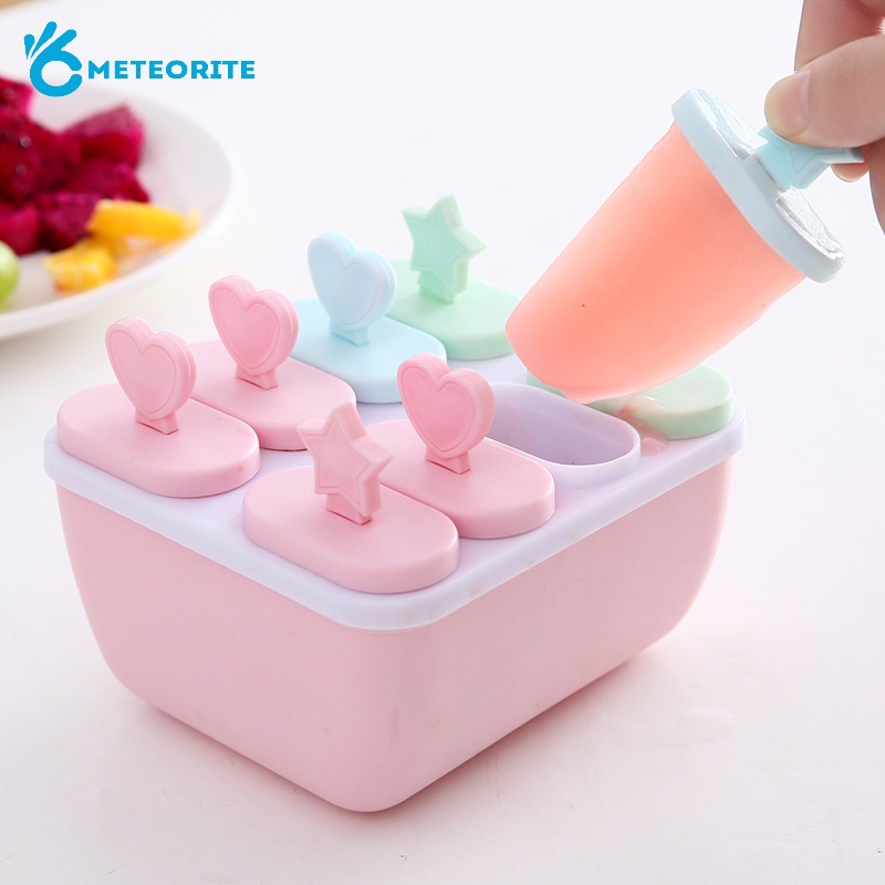Khuôn Làm Kem Que 8 Ngăn DIY Tiện Lợi