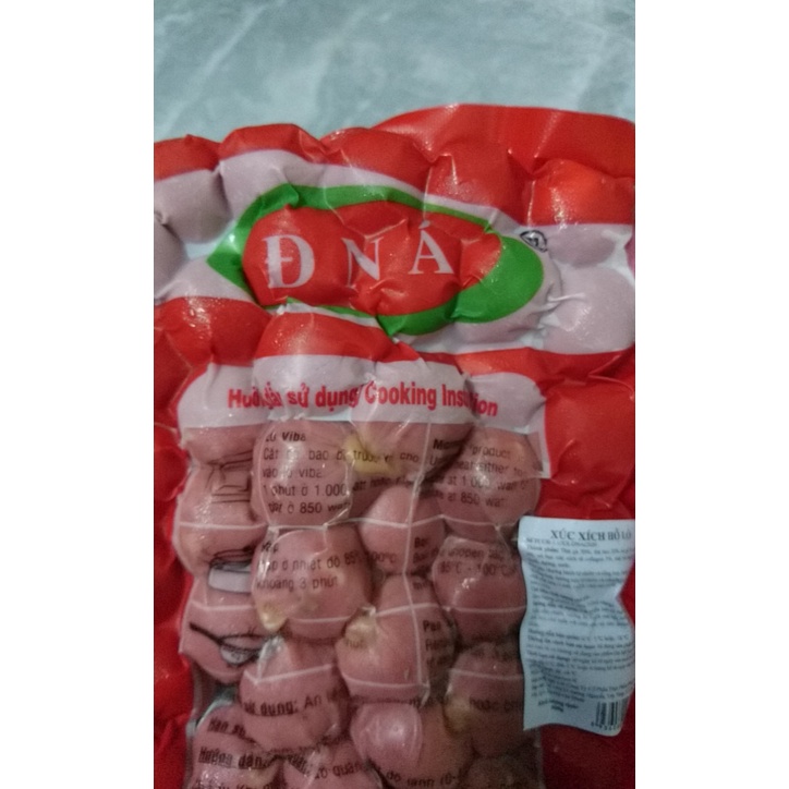 Xúc xích hồ lô hãng ĐNÁ gói 500g