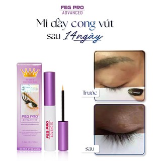 Dưỡng mi FEG Pro-Advanced- Dưỡng mi chắc khỏe phục hồi lông mi-nang lông bị tổn thương-dưỡng mi dày dài_3ml
