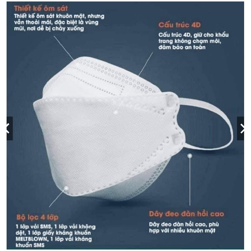 Khẩu trang y tế KF94 Melange ( Túi 5 cái ) | BigBuy360 - bigbuy360.vn