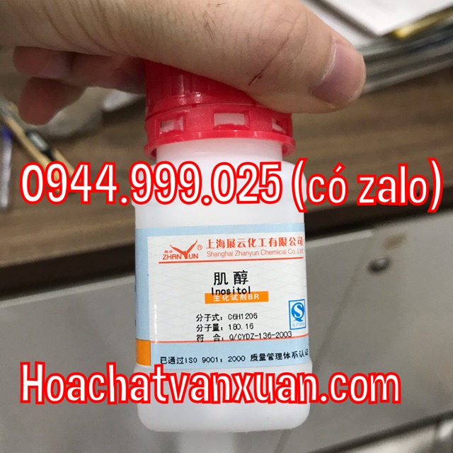 Hoá chất  Inositol CAS:87-89-8 C6H12O6 I108336 99% myo-inositol lọ 25g