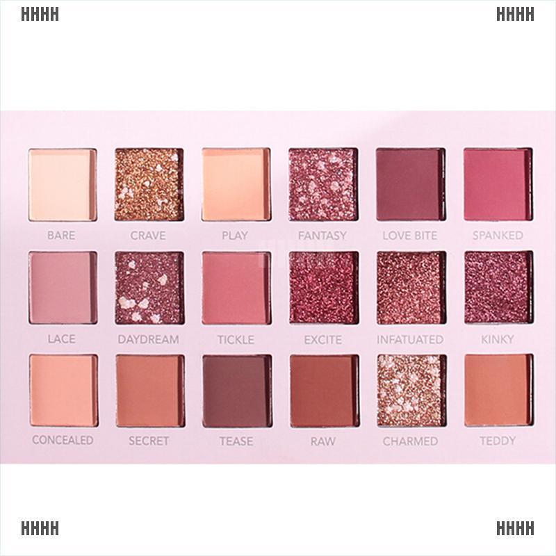 (hàng Mới Về) Bảng Phấn Mắt Beauty Creations Tease Me 18 Màu Sắc Hiệu Ứng Lì / Ánh Nhũ Thời Trang