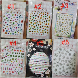 Nail Sticker Hoa Lá Cành Mẫu Mới 2020