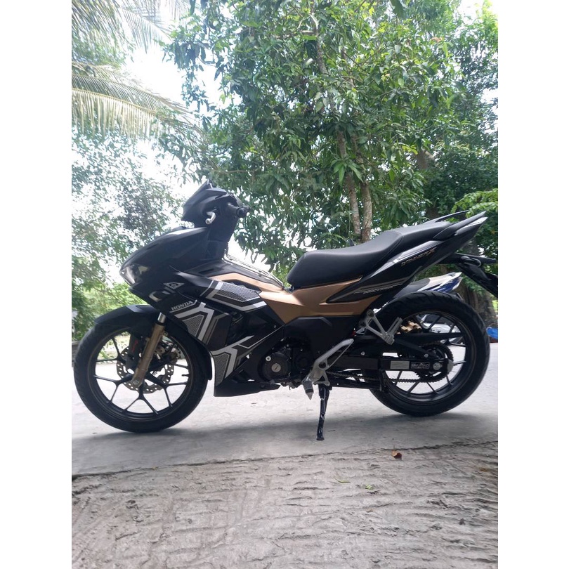 Tem Rời Winner X V3 2022 mẫu RS150 màu đen trắng xám