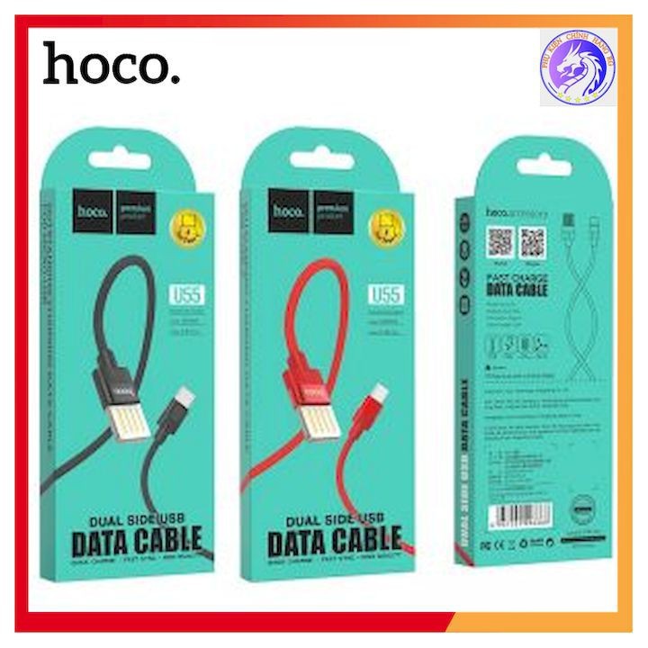 Cáp sạc nhanh chính hãng hoco U55 1.2M TYPE-C