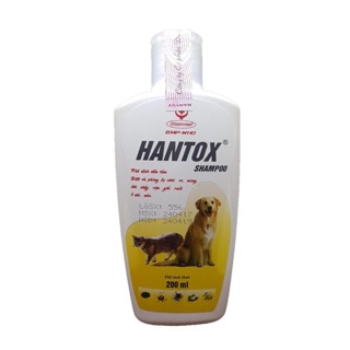Sữa tắm trị ve,ghẻ, rận, bọ chét chó mèo hantox