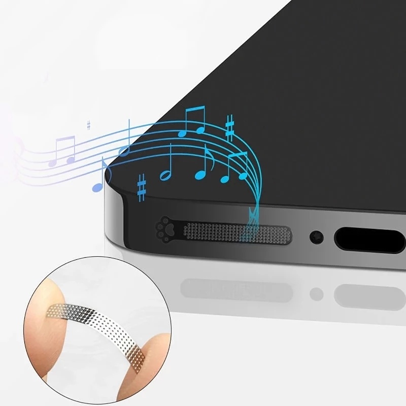 Bộ 4 Miếng Dán Lưới Kim Loại Chống Bụi Chống Nước Thông Dụng Bảo Vệ Cho Loa IPad 11 &quot;12.9&quot; Air4 10.9 &quot;