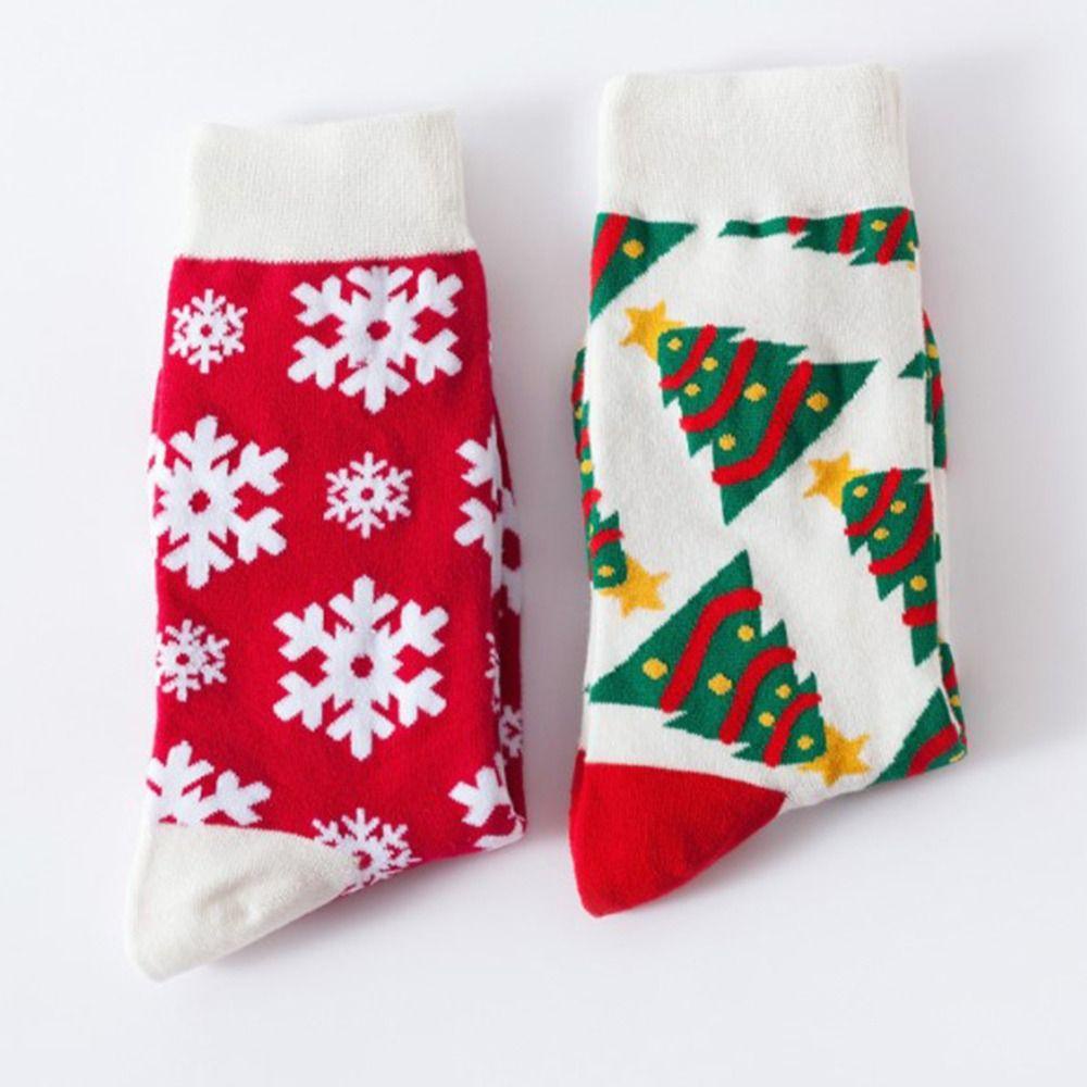 Vớ Lửng Họa Tiết Giáng Sinh Dễ Thương Thoải Mái Thời Trang Cho Nữ