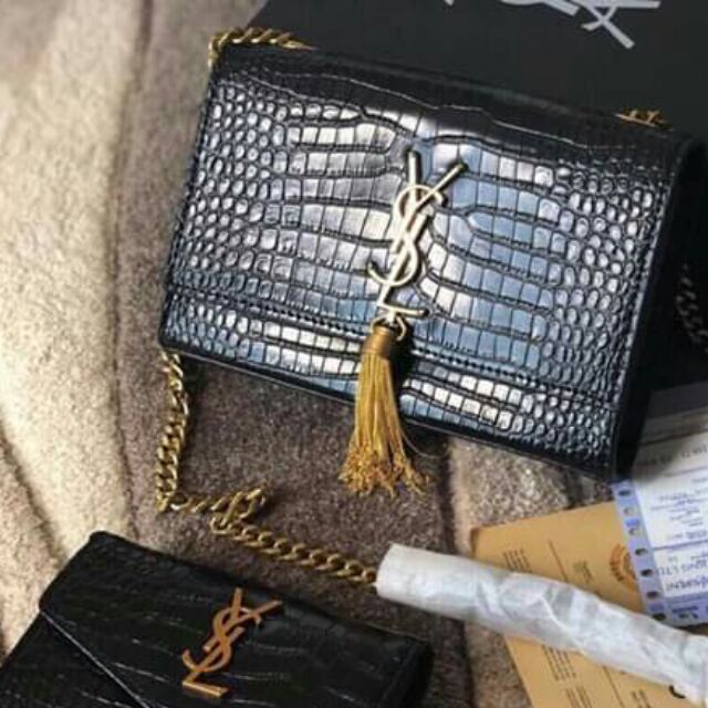 Y*S*L da rắn sp kèm ví - Size: 22cm - Full box + bill